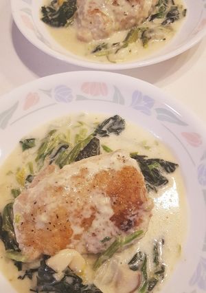 簡単フライパン１つで☆鶏ももクリーム煮-レシピのメイン写真