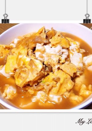 簡単♡あったか卵豆腐♡卵とじ-レシピのメイン写真