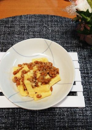 なっとうマッケンチーズ-レシピのメイン写真