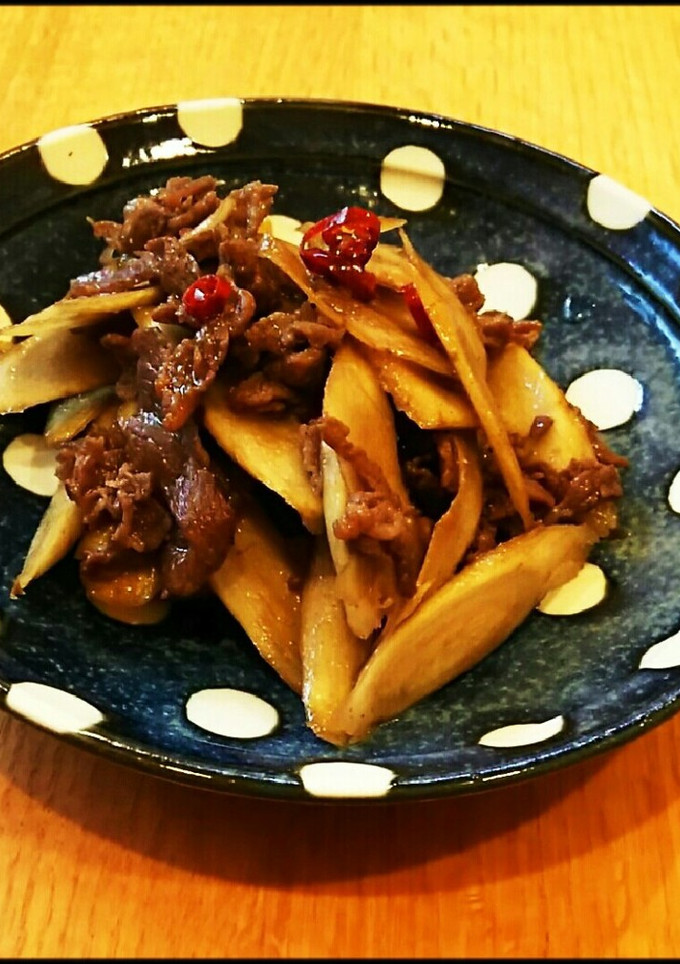 牛肉のきんぴらごぼう（中華風）-レシピのメイン写真