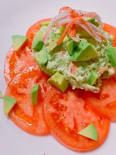 アボカドカニカマ生クリームサラダ(ak)-レシピのメイン写真