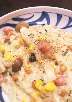 子供と一緒に♫納豆チーズリゾット-レシピのメイン写真