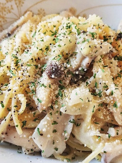 キノコのクリームパスタ-レシピのメイン写真