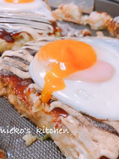 豆腐と長芋でふわとろお好み焼き-レシピのメイン写真
