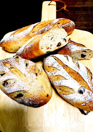 白神こだま酵母ノンシュガーぶどうパン-レシピのメイン写真
