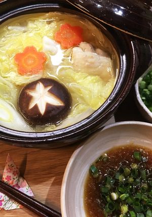 簡単！あったか鍋と新玉ねぎダレ-レシピのメイン写真