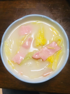 白菜とベーコンのクリームシチュー-レシピのメイン写真