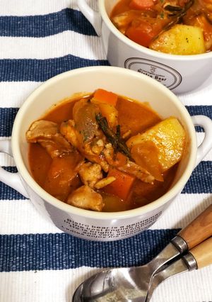 我が家のチキンのトマト煮-レシピのメイン写真
