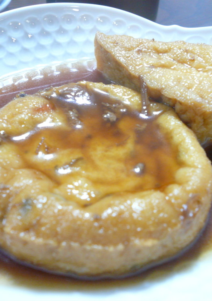 残り汁で厚揚げがんも煮-レシピのメイン写真