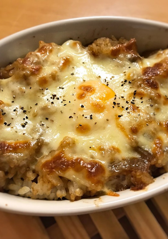 半熟玉子がとろ～り♪カレーリメイク！-レシピのメイン写真