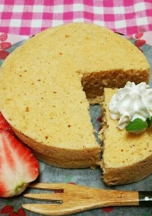 低糖質きな粉おからケーキ-レシピのメイン写真