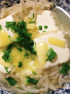 塩ラーメンスープの温やっこ-レシピのメイン写真