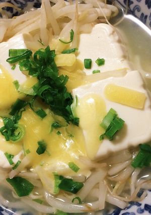 塩ラーメンスープの温やっこ-レシピのメイン写真