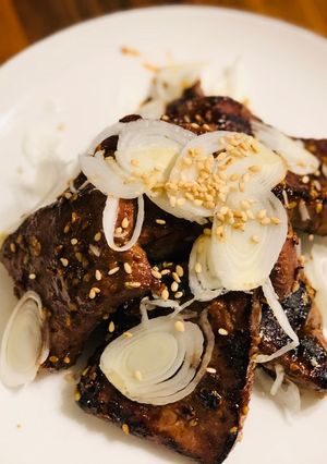 漬けて焼くだけ！焼き牛レバー-レシピのメイン写真