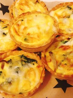簡単★ほうれん草のミニキッシュ-レシピのメイン写真