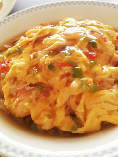 酸っぱくない♪とろとろカニカマ天津飯-レシピのメイン写真