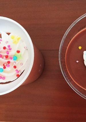 バレンタインに！簡単★濃厚ショコラプリン-レシピのメイン写真