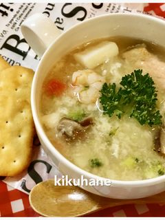 塩らーめん➕シーフード山芋とろーりスープ-レシピのメイン写真