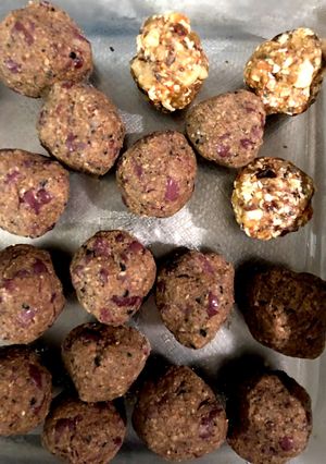小豆とぬかとごまのブリスボール-レシピのメイン写真