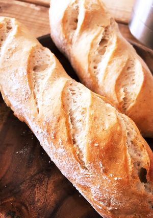 【北海道道産小麦粉フランスパン】QCW✨-レシピのメイン写真