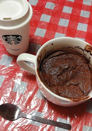 チョコプロテイン蒸しパン(+ヨーグルト)-レシピのメイン写真