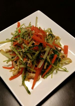 八方だし水菜の炒めもの-レシピのメイン写真