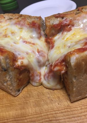 狂気のピザトースト-レシピのメイン写真