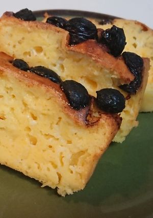 米粉で作る✨レーズンチーズカステラ-レシピのメイン写真