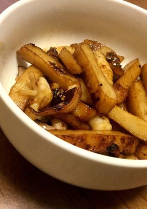 超簡単！イカゲソとさつま揚げの中華炒め-レシピのメイン写真