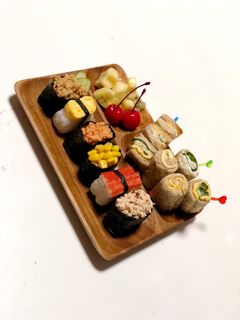 1歳お寿司とサンドイッチ-レシピのメイン写真