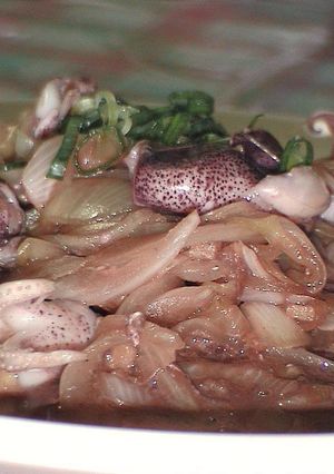 ヒイカと新玉ねぎのしょうが焼き☆-レシピのメイン写真