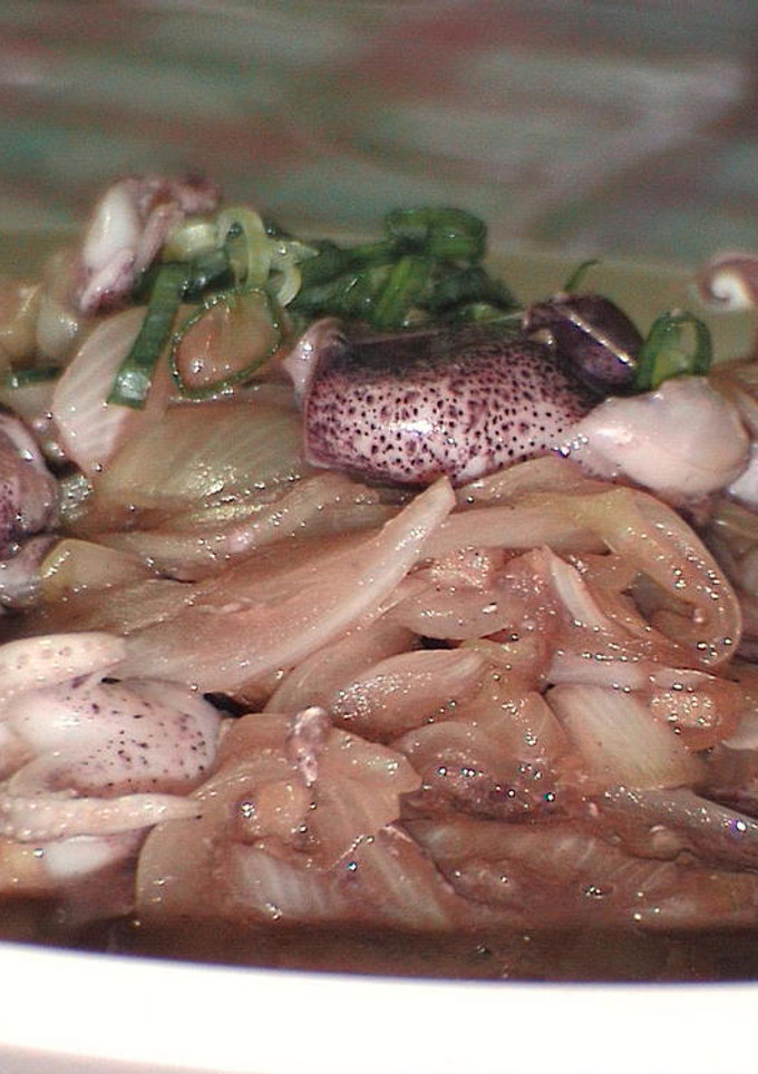 ヒイカと新玉ねぎのしょうが焼き☆-レシピのメイン写真