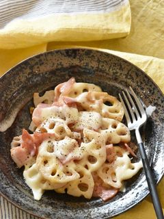 れんこんとベーコンのとろーりチーズ焼き-レシピのメイン写真