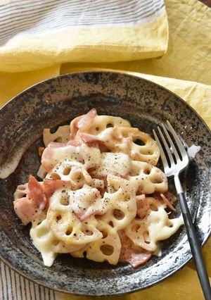 れんこんとベーコンのとろーりチーズ焼き-レシピのメイン写真
