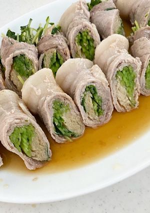 低糖質！低脂肪！豆苗とえのきの豚肉巻き。-レシピのメイン写真