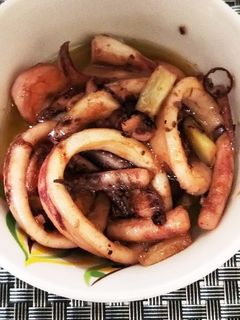 イカとエビのアヒージョ-レシピのメイン写真