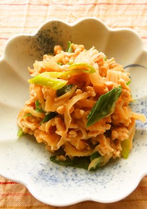 ☺簡単♪切干大根とひき肉のマヨピリ辛煮☺-レシピのメイン写真