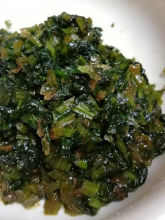 カブの葉の炒り煮-レシピのメイン写真