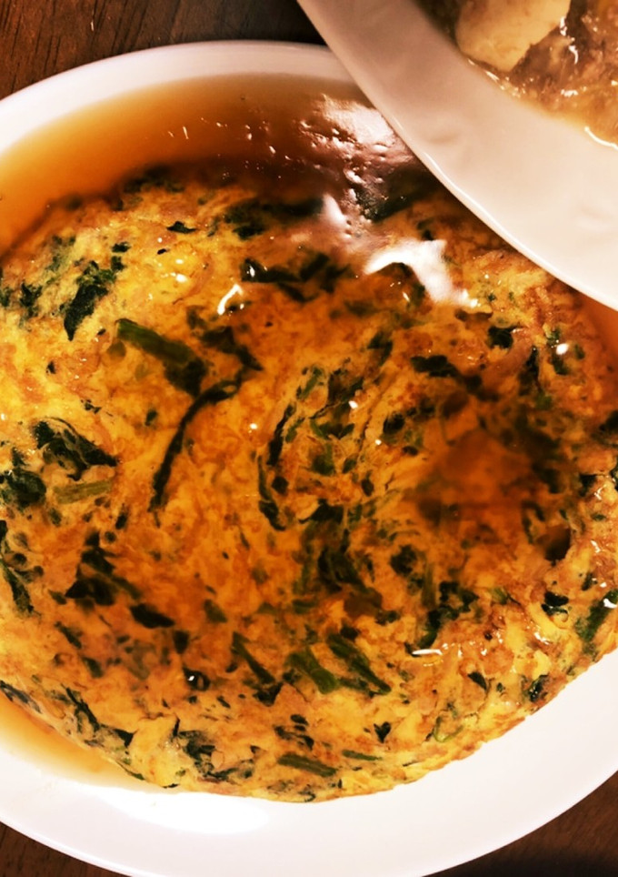 ツナとほうれん草のかに玉あんかけ風-レシピのメイン写真