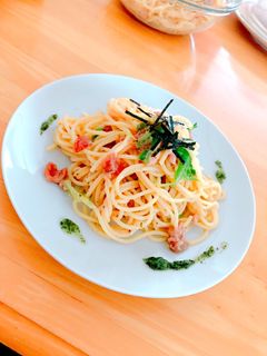 梅じそとツナの冷製パスタ-レシピのメイン写真