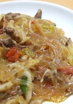 牛肉と春雨のオイスターソース炒め-レシピのメイン写真