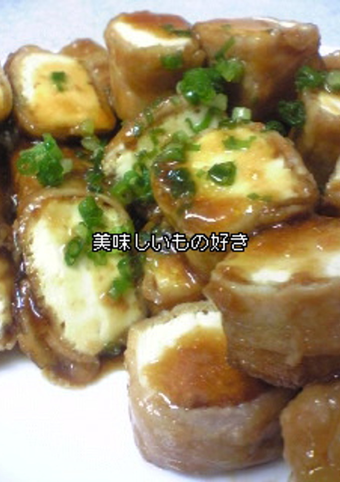 厚揚げの豚バラ巻き巻き-レシピのメイン写真