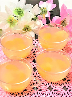 無漂白棒寒天のゼリー-レシピのメイン写真