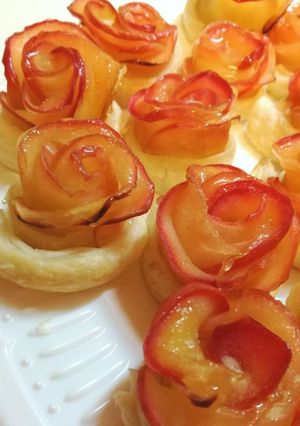 インスタ映え♡薔薇のアップルパイ-レシピのメイン写真