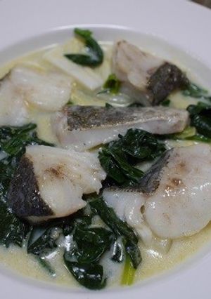 タラとほうれん草のクリーム煮-レシピのメイン写真