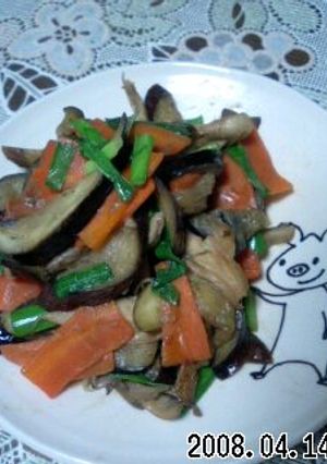 ナスと舞茸のみそ炒め♪-レシピのメイン写真