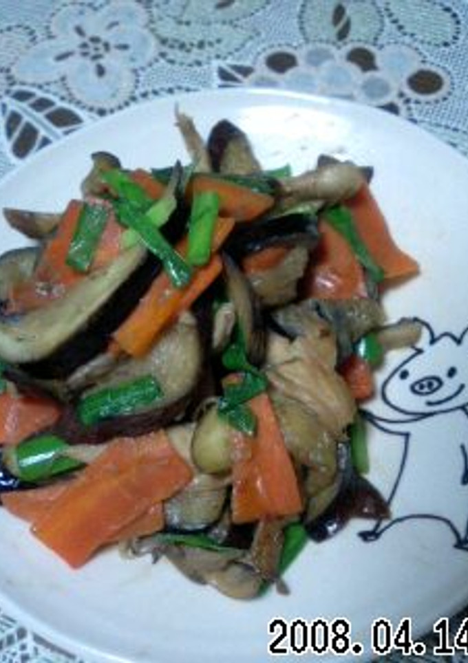 ナスと舞茸のみそ炒め♪-レシピのメイン写真
