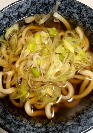 ネギたっぷり！治りかけの風邪にネギうどん-レシピのメイン写真