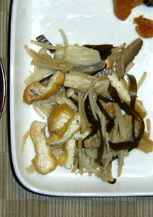 二度美味しい！だし昆布と椎茸の簡単炒め-レシピのメイン写真