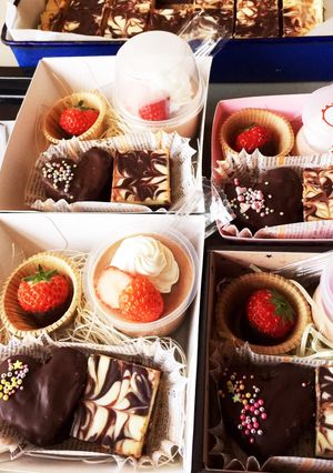 ハートのプチチョコケーキ♡簡単♪-レシピのメイン写真